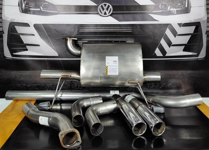 Cobrasport RVS catback uitlaatsysteem - Renault Clio RS 197, Auto diversen, Tuning en Styling, Ophalen of Verzenden