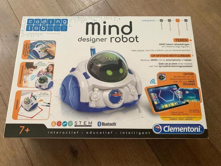 Clementoni Mind Designer Robot – programmeerrobot kind – com, Kinderen en Baby's, Speelgoed | Educatief en Creatief, Zo goed als nieuw