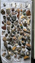 Doos vol mooie mineralen, Bergkristal Pyriet & meer, Ophalen