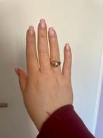 Gouden ring, Gebruikt, Geel, Ophalen of Verzenden, Dame