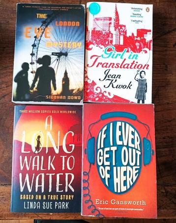 Young Adult Book Set – 4 Powerful Novels in English beschikbaar voor biedingen