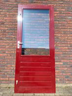 Hardhouten achterdeur 88x201,5cm dubbel glas isolatie hr++, Ophalen, 80 tot 100 cm, 200 tot 215 cm, Glas