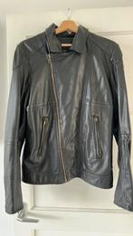 Scotch and Soda zwart leren jas nieuwstaat, Ophalen, Zo goed als nieuw, Maat 38/40 (M), Zwart