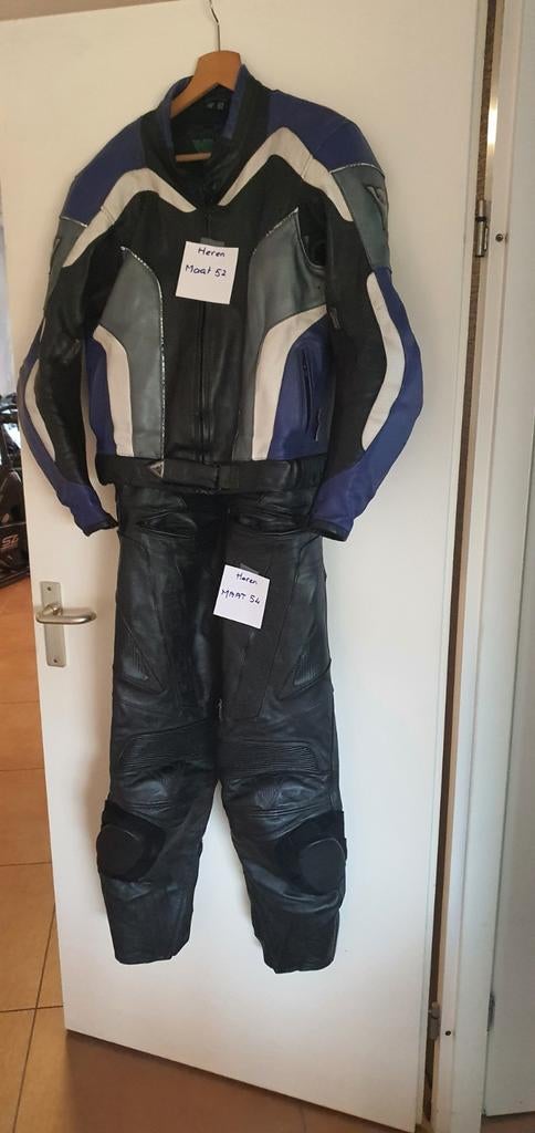 Heren motorpak jas maat 52 en broek maat 54, Ophalen of Verzenden, Tweedehands, Heren, Combipak