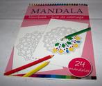 Mandala kleurboek met 19 Mandala's. Nwst., Hobby en Vrije tijd, Tekenen, Nieuw, Papier, Schets- of Tekenboek, Ophalen of Verzenden