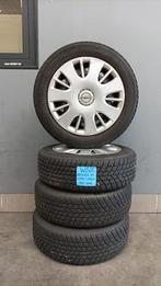 Winterbanden set met stalenvelgen voor Opel Karl, Ophalen, Gebruikt, 15 inch, Banden en Velgen