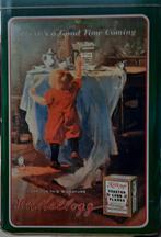 Kellogg's Corn Flakes retro vintage blikken opbergdoos, Ophalen of Verzenden, Gebruikt