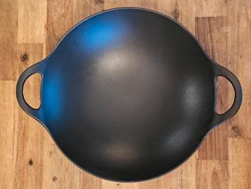 grote gietijzeren wokpan 34cm nieuw  beschikbaar voor biedingen