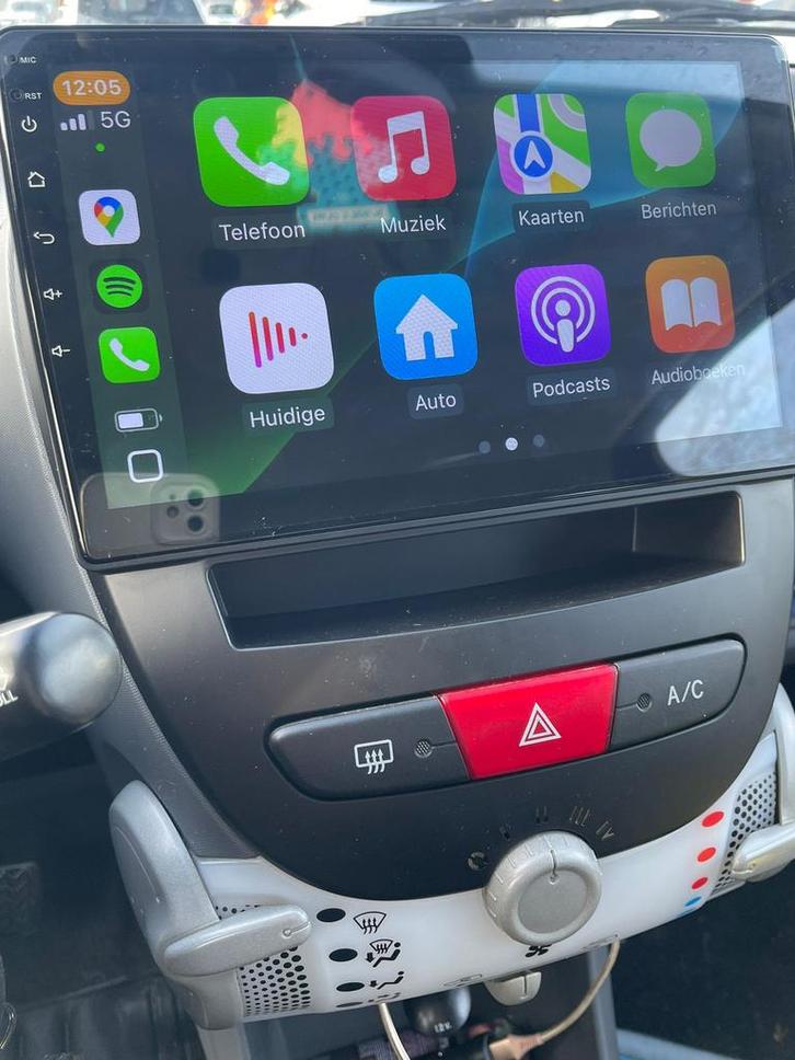 Apple Carplay Android Citroen C1 Peugeot 107 Aygo 2006-2014, Auto diversen, Autoradio's, Nieuw, Ophalen