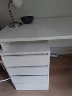 Wit bureau met laden, Ophalen, Gebruikt