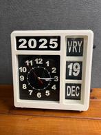 Velleman ( Perel ) WCF1NL dementie senioren Flip klok ., Huis en Inrichting, Woonaccessoires | Klokken, Ophalen of Verzenden, Gebruikt