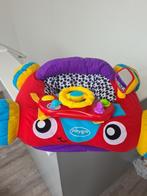 Playgro Pluchen auto met stuurwiel, zitkussen, Ophalen of Verzenden, Zo goed als nieuw, Auto, Met geluid