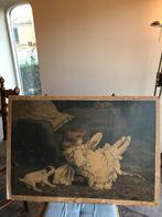 Antieke PRENT CHARLES BURTON BARBER 1845-1894, Antiek en Kunst, Ophalen of Verzenden