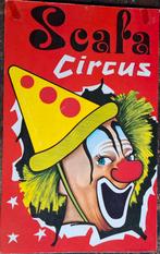 Circus poster. Oud. * SCAFA CIRCUS.  30/47 cm, Ophalen