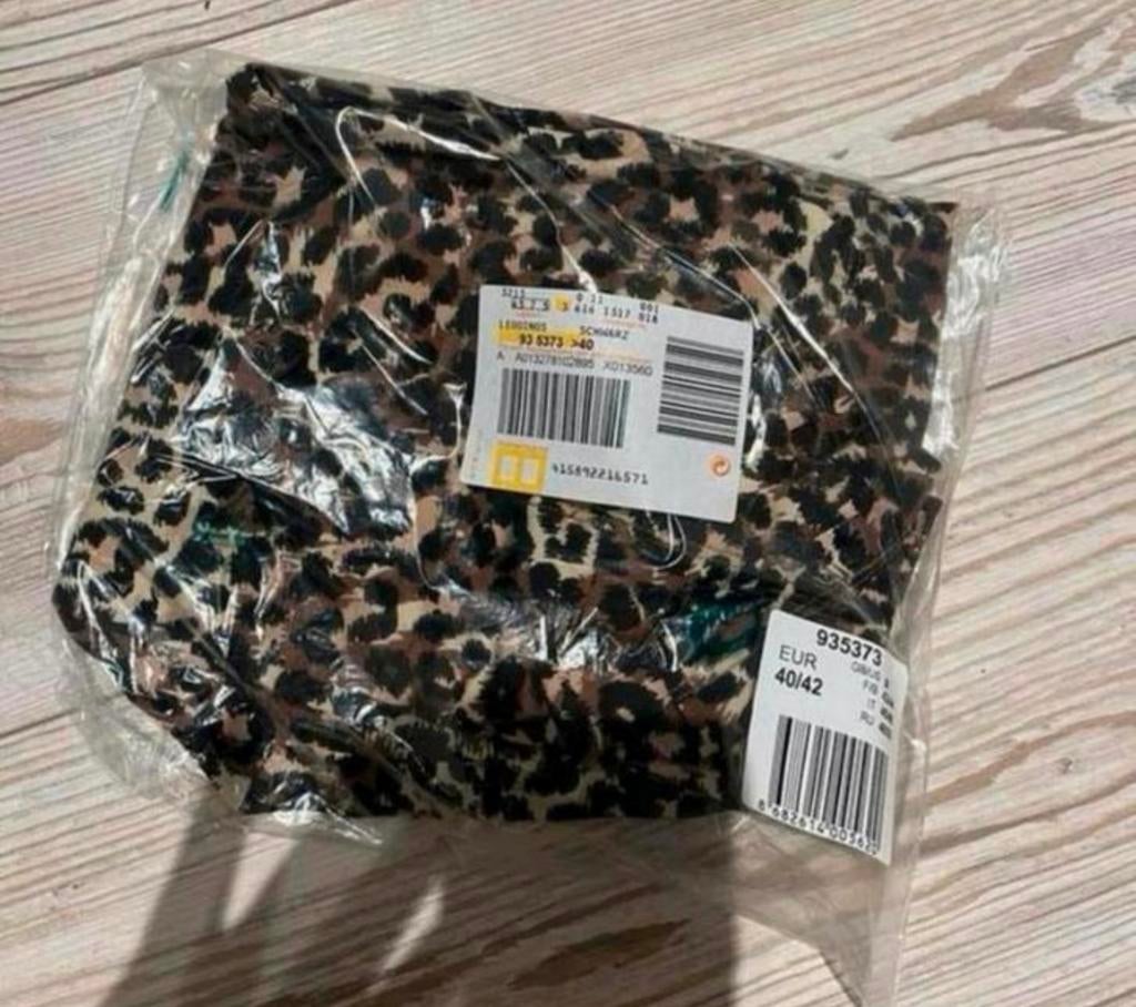 Panter legging 40 / 42 broek tijger, Bruin, Nieuw, Maat 40/42 (M), Legging