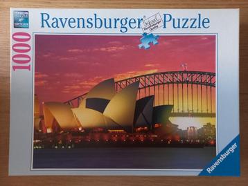 Ravensburger puzzel 1000, Operahouse Sydney, COMPLEET, IZGS! beschikbaar voor biedingen