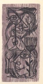 0664 Ex Libris Nederland : Lou Strik, 1956, Antiek en Kunst, Kunst | Etsen en Gravures, Verzenden