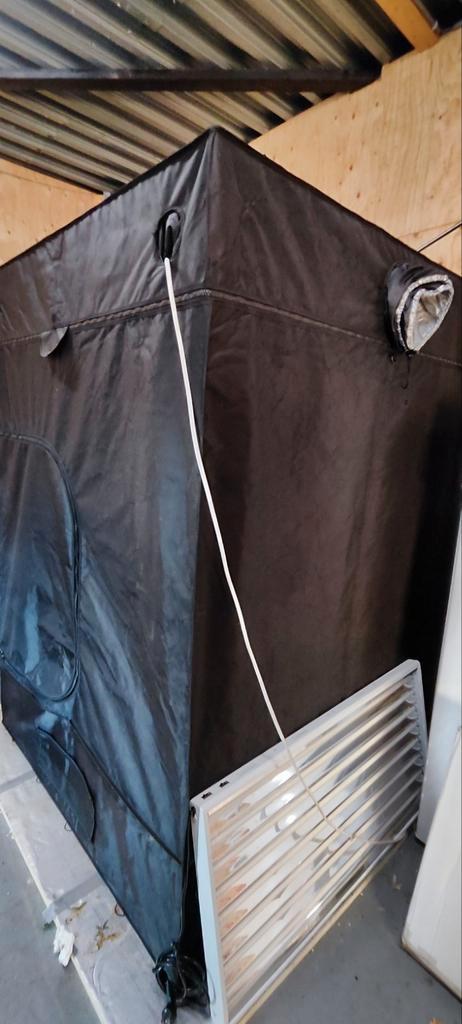 Complete kweektent 1.5x1.5x2.1m - Zo goed als nieuw!, Tuin en Terras, Kweekspullen, Zo goed als nieuw, Kweektent, Ophalen