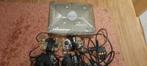xbox Classic console crystal met cabels,4 controllers 4games, Ophalen of Verzenden, Gebruikt, Met 2 controllers