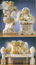 Cherished teddies 3 Engelen, Beeldje, Ophalen of Verzenden, Cherished Teddies, Zo goed als nieuw