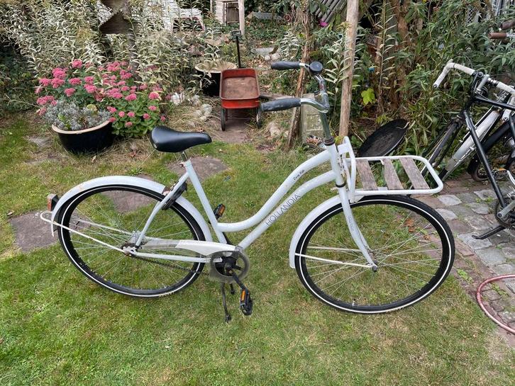 Eenvoudige damesfiets met rekje Hollandia Easy life., Fietsen en Brommers, Fietsen | Dames | Omafietsen, Gebruikt, Ophalen