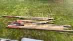 Houten palen, diverse maten, glad geschuurd, Ophalen, Gebruikt, Palen, Hardhout
