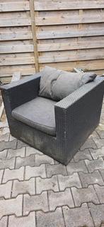 Loungestoel en tafel, Ophalen, Gebruikt