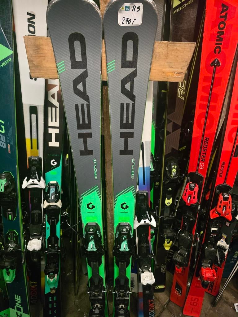 163cm HEAD SUPERSHAPE I.MAGNUM, Sport en Fitness, Skiën en Langlaufen, 160 tot 180 cm, Ophalen of Verzenden, Zo goed als nieuw