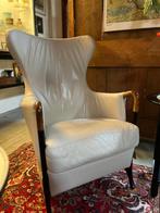 80) Giorgetti Progetti wing chair model 63240., Ophalen, Gebruikt, ., Leer