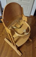 Baby dan kinderstoel meegroeistoel hout naturel, Ophalen, Gebruikt, Meegroeistoel, Gordel(s)
