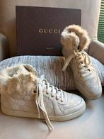 Gucci sneakers 40 41 bont beige, Beige, Ophalen of Verzenden, Sneakers of Gympen, Zo goed als nieuw
