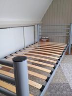 Metallic eenpersoonsbed gratis af te halen!, Huis en Inrichting, Ophalen, Gebruikt, 90 cm, Eenpersoons