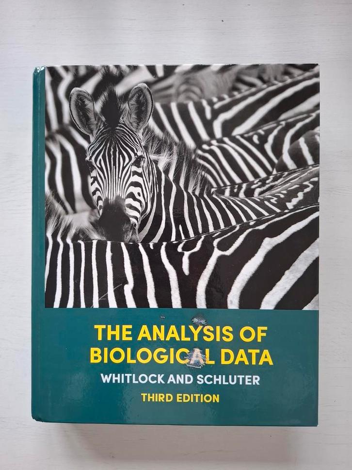 The Analysis of Biological Data - 3e editie, Boeken, Studieboeken en Cursussen, Zo goed als nieuw, WO, Beta, Ophalen of Verzenden