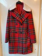Damea winterjas rood geruit met afneembare witte kraag 38, Kleding | Dames, Jassen | Winter, Ophalen of Verzenden, Zo goed als nieuw