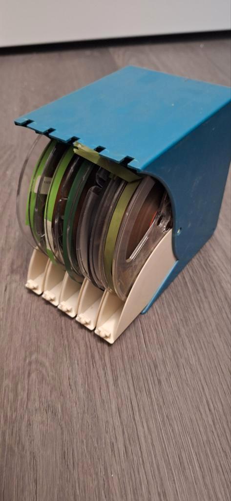 Vintage Bandrecorder Banden + Opbergbox, Audio, Tv en Foto, Bandrecorders, Bandrecorder, Met banden, Ophalen of Verzenden