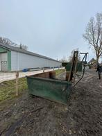 Oud ijzer: deksel van container zelf demonteren, Ophalen