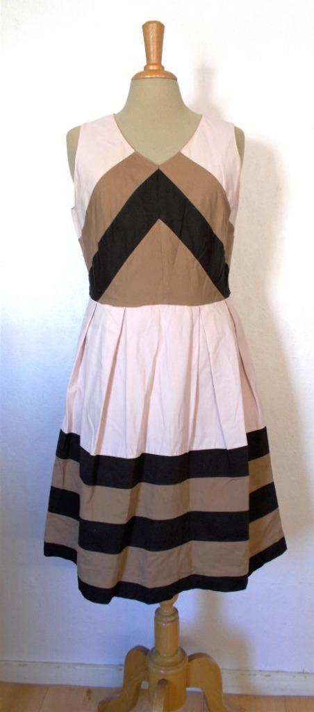 Mooi bruintinten jurkje van Sandro Ferrone! L, Kleding | Dames, Jurken, Zo goed als nieuw, Maat 42/44 (L), Bruin, Knielengte, Verzenden
