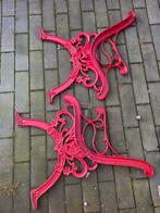 Gietijzeren Bank Onderstel / Tuinbank Poten 2 stellen, Tuin en Terras, Tuinbanken, Ophalen, Gebruikt, Metaal