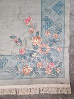Handgeknoopt Oriental wol Aubusson tapijt green 272x380cm, Huis en Inrichting, 200 cm of meer, Aubusson Frans floral Oriental hype
