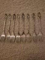 Oud Hollandsch  verzilverde gebaksvorkjes Gero 90 serie 635, Antiek en Kunst, Ophalen of Verzenden
