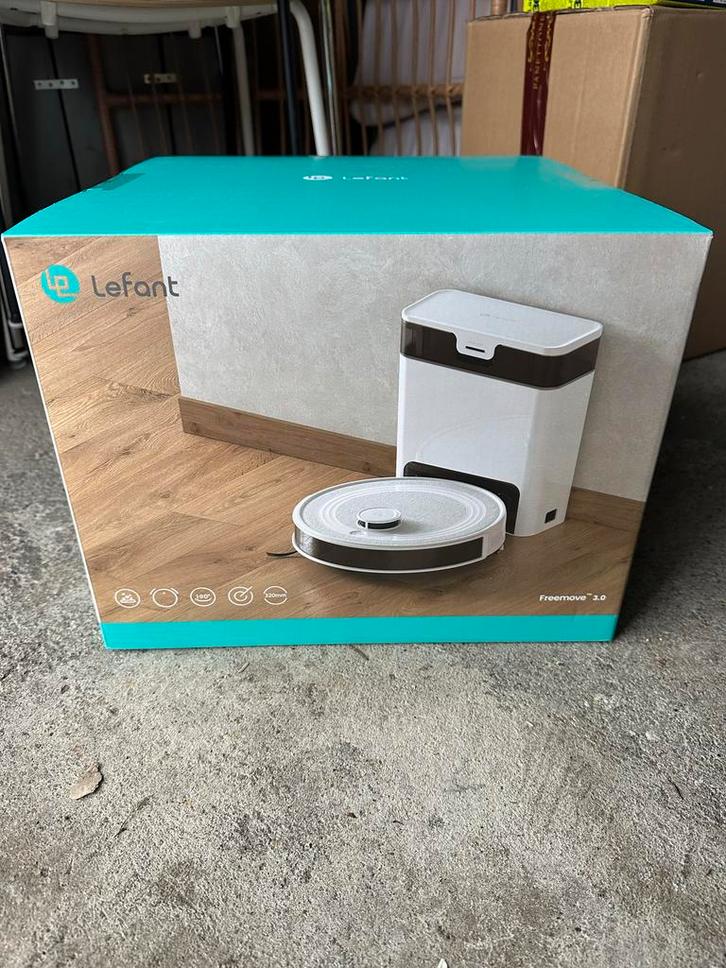 Nieuwe Robotstofzuiger in Doos - Lefant, Witgoed en Apparatuur, Stofzuigers, Nieuw, Robotstofzuiger, Reservoir, Verzenden
