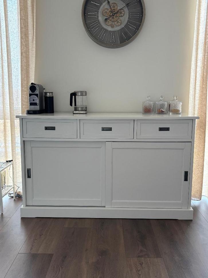 Buffetkast, Huis en Inrichting, Keuken | Keukenelementen, Gebruikt, Minder dan 100 cm, 100 tot 150 cm, 25 tot 50 cm, Wit, Ophalen
