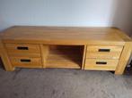 Televisie tafel, Ophalen, Gebruikt, 150 tot 200 cm, Eikenhout