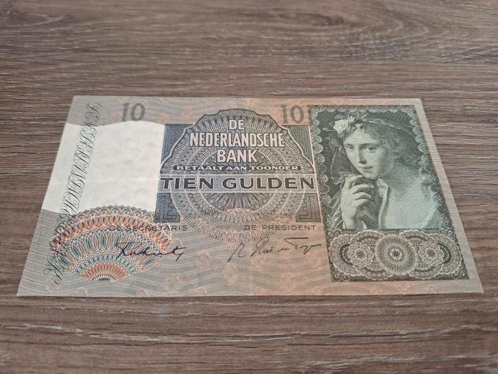 Mooi replacement biljet 10 gulden Meisje met druiven, 1941, Postzegels en Munten, Bankbiljetten | Nederland, 10 gulden, Ophalen of Verzenden