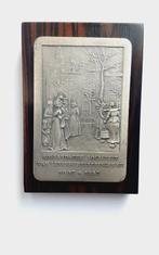 plaquette “Hollandsche Sociëteit / van Levensverzekeringen, Antiek en Kunst, Curiosa en Brocante, Ophalen of Verzenden