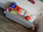 Grijze slaapbank / loungebank, Gebruikt, Eenpersoons, Minder dan 75 cm, Ophalen of Verzenden
