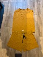 By bar setje broekje en top maat m / l, Geel, Ophalen of Verzenden, Zo goed als nieuw, Maat 38/40 (M)