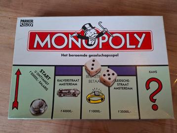 Monopoly oude variant met geld beschikbaar voor biedingen
