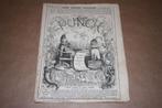 Zeldzaam antiek magazine - Punch - August 21, 1886 !!, Ophalen of Verzenden, 1980 tot heden, Knipsel(s)