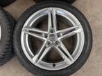 18 inch originele velgen + winterbanden Audi A4 B9 B8, 18 inch, Velg(en), Personenwagen, Gebruikt